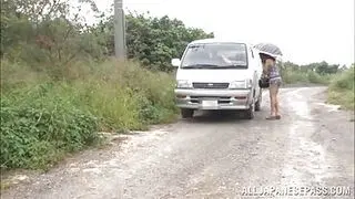Hot Japanese Cunt Hitchhikes